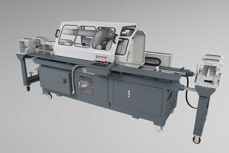 FD-Abziehsystem als industrielle Maschine zur Weiterverarbeitung und Abkühlung extrudierter Materialien
